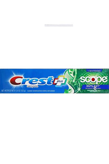 CREST Whitening Fluoride Toothpaste Long Lasting Mint 5.4oz 153g
