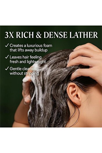 Nature Triangle Shampoo Bar, Seven Green Soap, Usman Grass Bar, Calming & Strengthens Hair fo