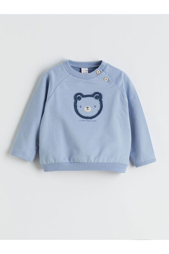 LC Waikiki Plus-Store New Season Crew Neck Baby Boy Sweatshirt and Sweatpants
