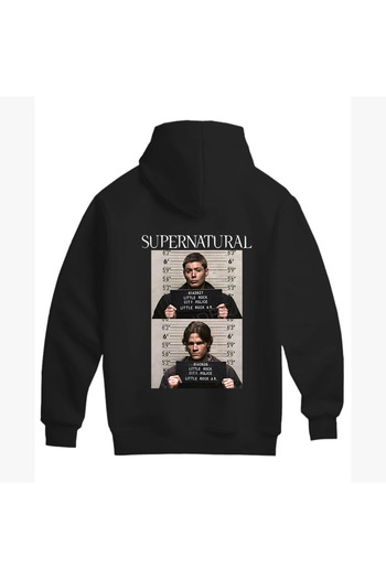 SVART WEAR Σχεδιασμένο για τους λάτρεις του Supernatural! Φούτερ (HOODIE) από βαμβάκι Unisex με Supernatural Design