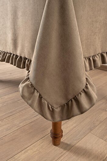 Denizli Concept Venice Ruffled Tablecloth