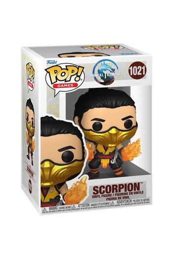 Funko Pop Games Figure, Mortal Kombat 1, Scorpion, 10 cm