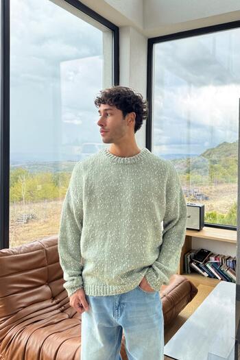 Flaw Wear Color Transition Knitwear Sweater