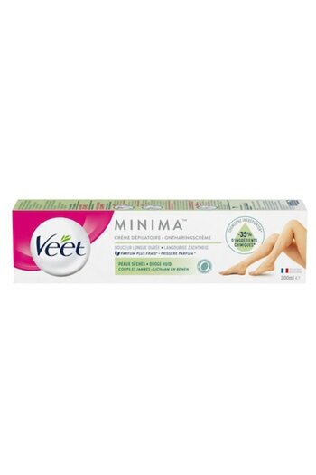 Veet PURE Hair Removal Cream, for Body and Legs, Dry Skin, Ammonia-Free, 200 ml