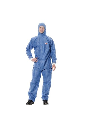 3M Protective Coverall 3M™ 4530 B Blue and White Size 2XL