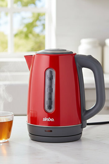 Sinbo Sk-8031 Water Heater Kettle Stainless Steel-Red