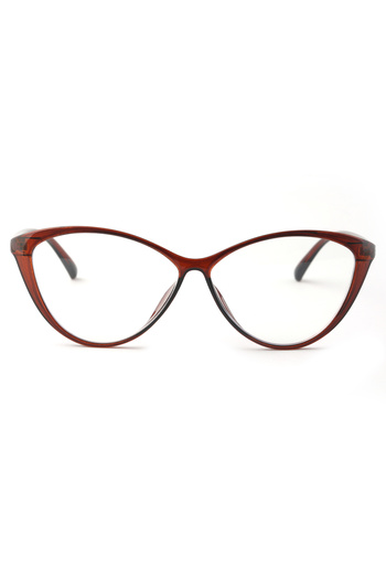 TomyHelf Brown Frame Cat Eye Design Glasses