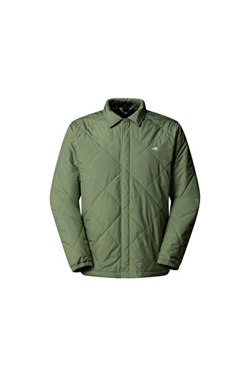 THE NORTH FACE M Afterburner Insulated Flannel Men's Outdoor Jacket (Double Layer) Nf0A82V3Exf1 Green