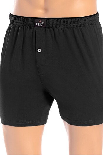 Öts Men's Boxer with Buttons, Single Jersey Fabric (100% Cotton)