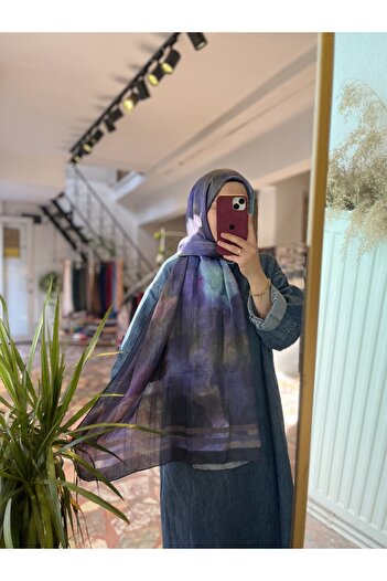 Neva Bamboo Fabric Patterned Shawl