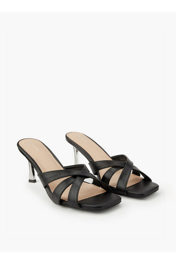 Flora Bella by Shoexpress Women's Stiletto Heel Slip-On Sandals