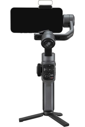 ZHIYUN Smooth 5 Combo w/Magnetic Fill Light, Carrying Bag & Tripod, Professional 3-Axis Handheld Gim