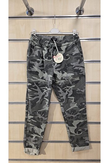 Park Moda Pants Camouflage Pattern