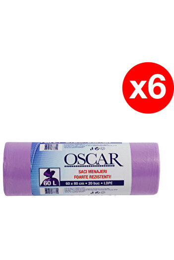 Oscar – Housekeeping Bags 60L – 6 Rolls