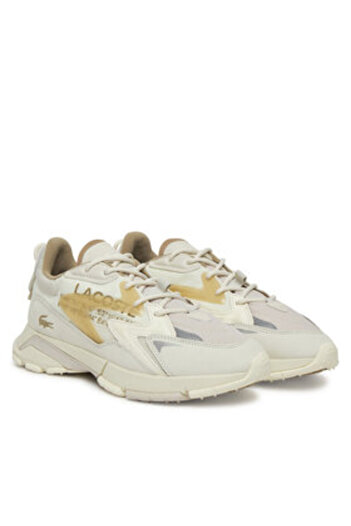 Lacoste Ανδρικά Αθλητικά Παπούτσια Λευκά LACOSTE-749SMA0011 2R2 OFF WHT/LT BRW