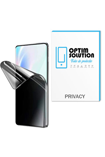Optim Solution PRIVACY Film for VIVO Y36 5gindia, Matte Texture, Anti-Spy, Silicone Hydrogel, Black