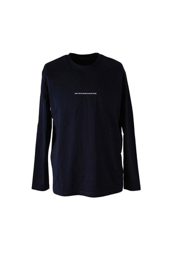 trender O Neck Injection Printed 2 Thread Navy Blue Men's Sweatshirt 5725