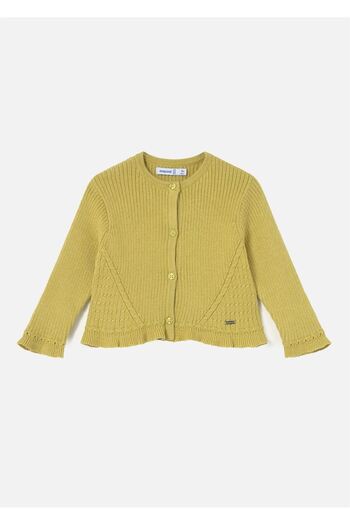 MAYORAL Baby Girl Knitted Cardigan Pistachio Green 2358