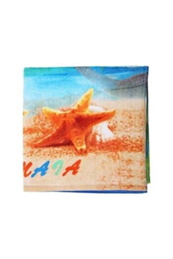 MAPLE LEAF Home Beach Towel Cotton Printed 70 x 140cm 05