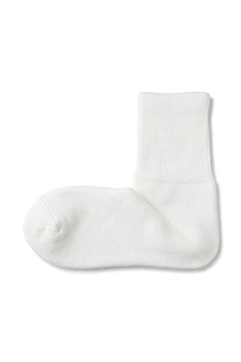 Muji Right Angle Loose Top Pile Short Socks
