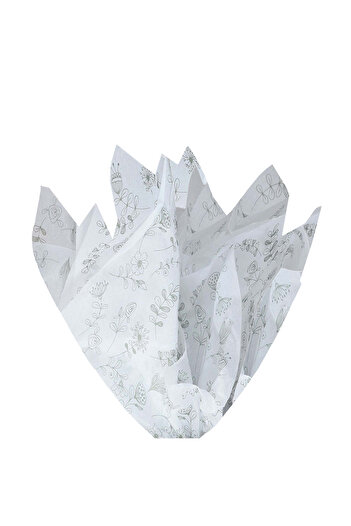 Papette Set of 50 pieces FLORAL tissue paper Model 4