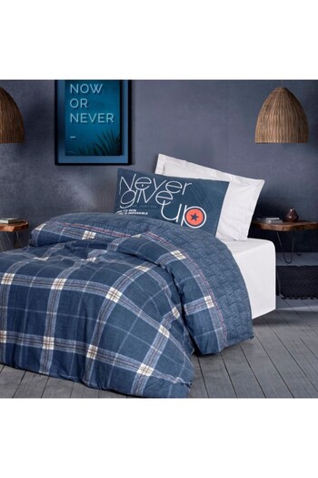 Cotton Box Single bed linen with elastic, 100% cotton ranforce, Cotton Box, Given Grey
