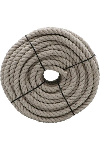 AL ARQAM Cotton Rope 10mm x 40 Yards – Durable, Heavy-Duty Natural Twisted Rope for Crafts