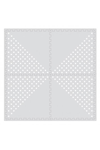OEM Soft Modular Puzzle Mat, Contains 4 Pieces, Non-Slip, Grey