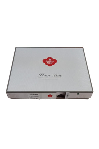 Cotton Box 100% cotton bed linen for 1 person, Cotton Box, Plain Beige/Cream
