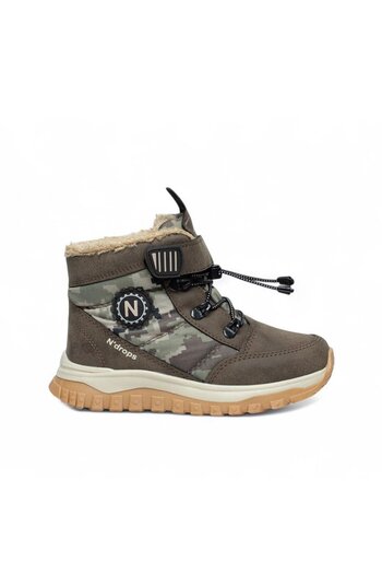 CEZY Durable, Orthopedic, Furry, Velcro Strap, Mink-Beige Boys' Boots Shoes