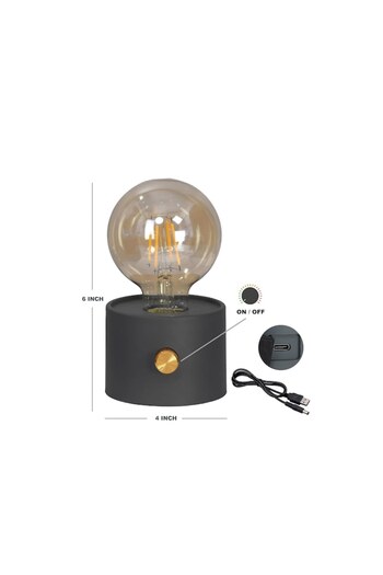 Doty Mini table lamp ModishLight Doty®, elegant design, warm light, golden accents
