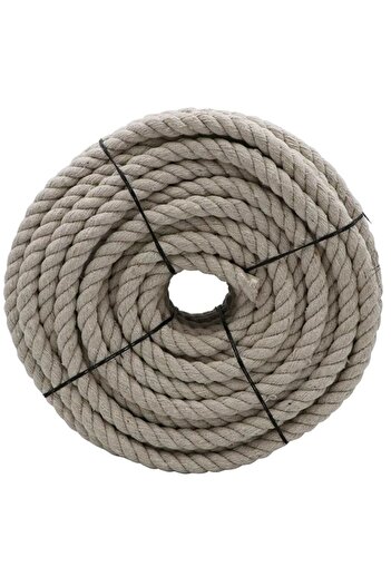 Generic AL ARQAM Cotton Rope 16mm x 40 Yards – Durable, Heavy-Duty Natural Twisted Rope for Crafts