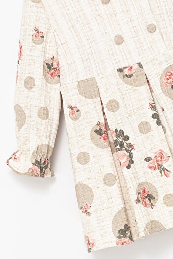 Babito Baby Baby Girl-Child Dress – Floral Print, Long Sleeve, Natural Comfortable Fabric, Casual & Special Occasion