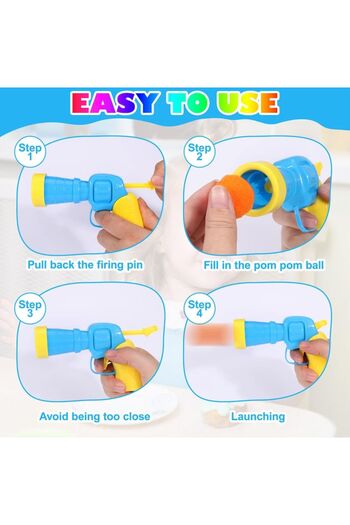 OEM Cat Ball Launcher with Soft Balls, Plastic/Plush, Multicolor