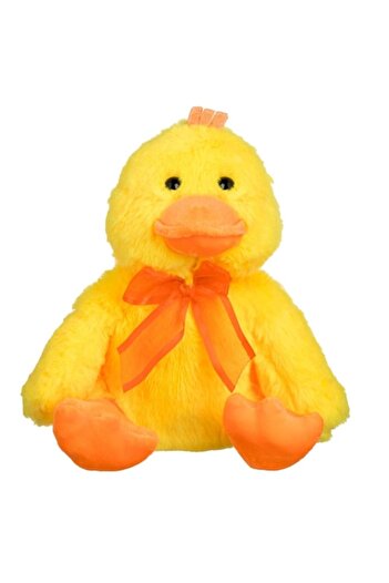 OEM Yellow Plush Duck with Orange Bow 20cm