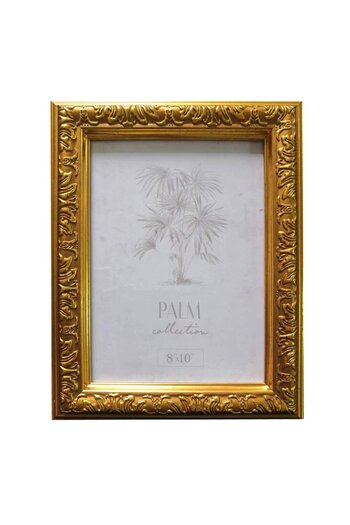 MAPLE LEAF PVC Photo Frame Gold 8x10 inch