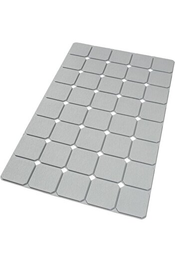 ALBBEK 2 Pieces Bathtub and Shower Mat with Suction Cups Non-Slip Soft Silicone Bath Mat 45 X 70 cm A-161