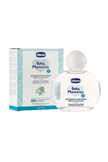 Chicco Baby Moments Eau De Cologne Refreshing And Delicate For Baby Skin, 0 Months+, 100 ML