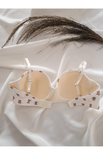 LUNAS LINGERIE Renkli Ayıcık Desenli Sütyen