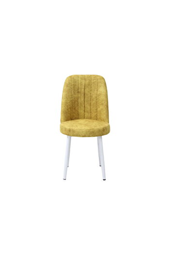 ARTA DOOR Set of 2 Cronos Chairs White Leg, HORECA, Living, dining - Metal Leg - Textile Material