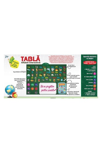 OEM Educational Game Interactive Board with Romanian Alphabet - Idea