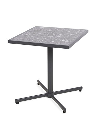 Maison Mex Masa patrata gradina/terasa, MOCHA, L.61,8 l.61,8 H.72 cm, antracit/gri