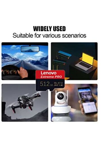 LENOVO Micro SD Memory Card 2TB, 4K Pro Extreme – High-Speed Storage for Mobile, Tablets, & Gaming Devices
