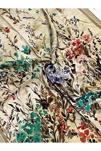 MERAM BUTİK Siyane Cupra Viscose Shawl Pattern 2 - 2