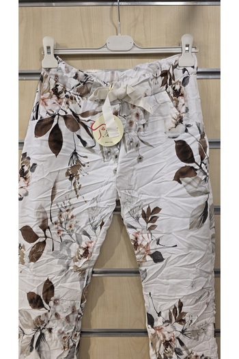 Park Moda Pants Flower Pattern