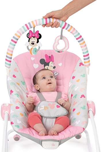 Bright Starts Disney Bebek Minnie Mause Sallanan Oyuncaklı Beşik / Anakucağı