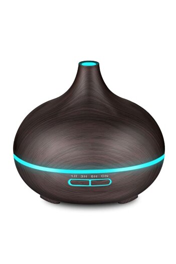 OEM Aromatherapy Diffuser/Humidifier, 7 LED Colors, Ultrasonic, 500ml, Wenge, with Remote Control