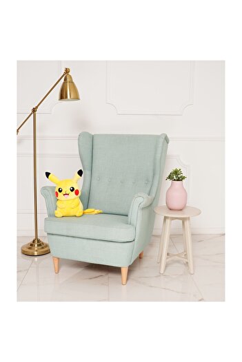 Mis Gustaw Promotional Package: Plus Teddy Bear Pikachu, Yellow, 40cm + Squishy Mushy Zenuk Piglet Toy, Sensory
