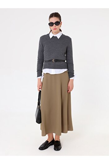 Refka Skirt - Khaki -