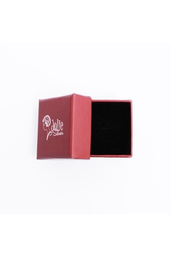 Flippy Inel Octagonal din Argint 925, cu doua cercuri si pietre, marimea 56